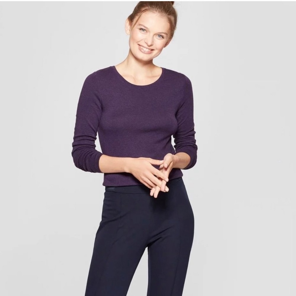 COPY - Women’s Merona Soft Purple Long Sleeve Tee